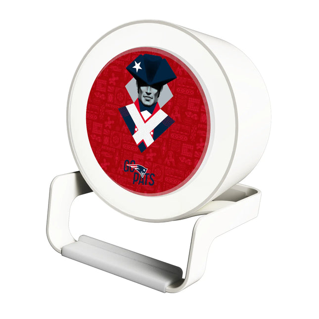 New England Patriots Deco Night Light Charger and Bluetooth Speaker