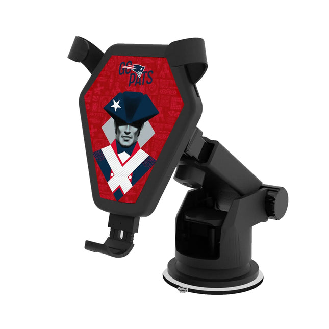 New England Patriots Deco Wireless Car Charger