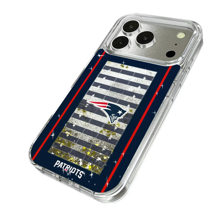New England Patriots Field Glitter Phone Case for Apple iPhone