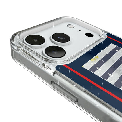 New England Patriots Field Glitter Phone Case for Apple iPhone