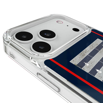 New England Patriots Field Glitter Phone Case for Apple iPhone