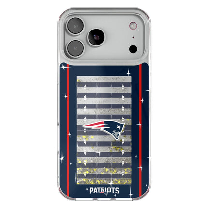 New England Patriots Field Glitter Phone Case for Apple iPhone