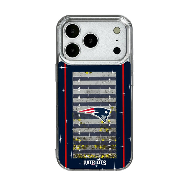New England Patriots Field Glitter Phone Case for Apple iPhone