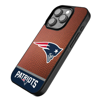 New England Patriots Football Wordmark Bump Phone Case for Apple iPhone