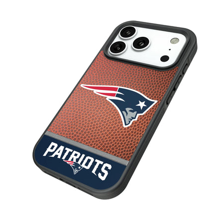 New England Patriots Football Wordmark Bump Phone Case for Apple iPhone