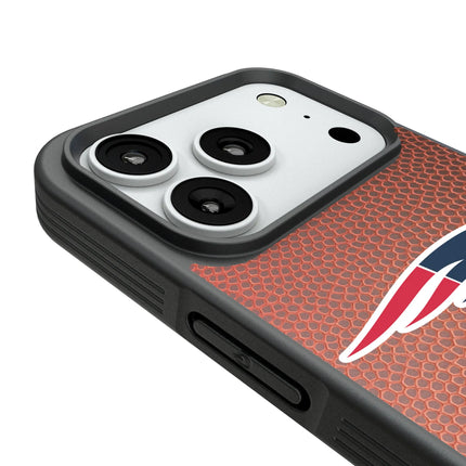 New England Patriots Football Wordmark Bump Phone Case for Apple iPhone