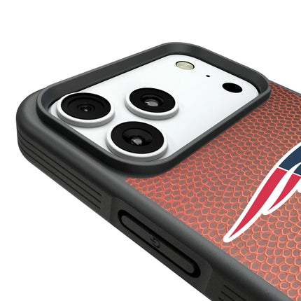 New England Patriots Football Wordmark Bump Phone Case for Apple iPhone