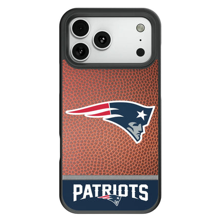 New England Patriots Football Wordmark Bump Phone Case for Apple iPhone