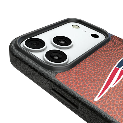 New England Patriots Football Wordmark MagSafe Compatible Phone Case for Apple iPhone