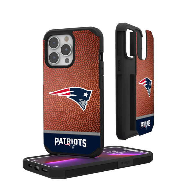 New England Patriots Football Wordmark Rugged Phone Case for Apple iPhone