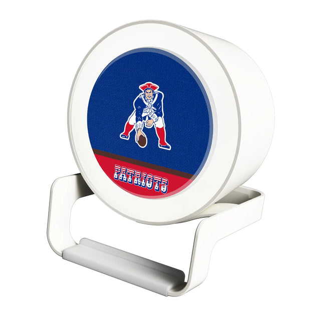 New England Patriots Historic Collection Endzone Solid Night Light Charger and Bluetooth Speaker