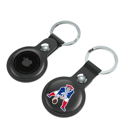 New England Patriots Historic Collection Insignia Black Airtag Holder 2-Pack