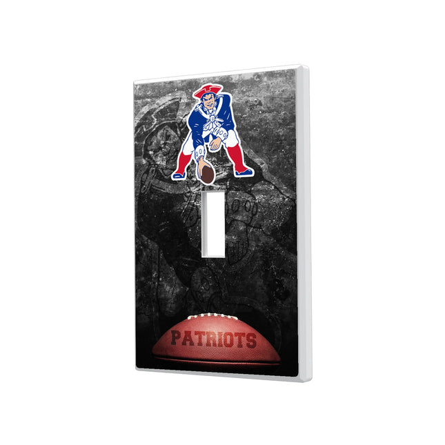 New England Patriots Historic Collection Legendary Hidden-Screw Light Switch Plate