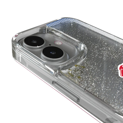 New England Patriots Historic Collection Linen Glitter Phone Case for Apple iPhone