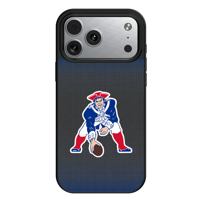 New England Patriots Historic Collection Linen MagSafe Compatible Phone Case for Apple iPhone