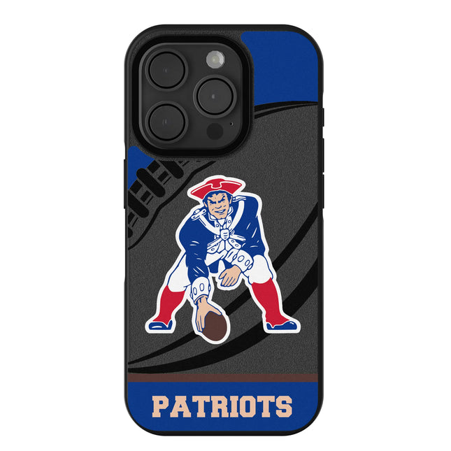 New England Patriots Historic Collection Passtime Bump Phone Case for Apple iPhone