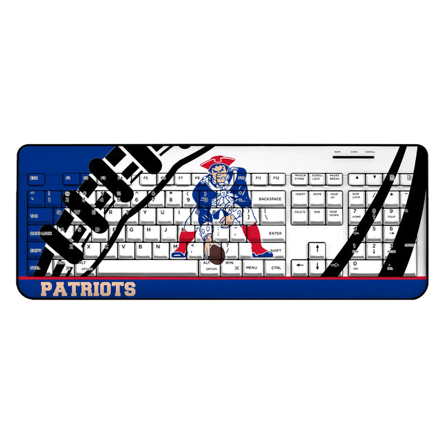 New England Patriots Historic Collection Passtime Wireless USB Keyboard