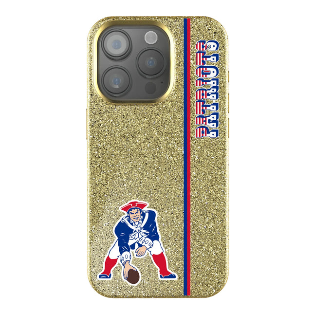 New England Patriots Historic Collection Sidebar Bling Phone Case for Apple iPhone