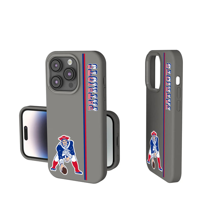 New England Patriots Historic Collection Sidebar Soft Touch Phone Case for Apple iPhone