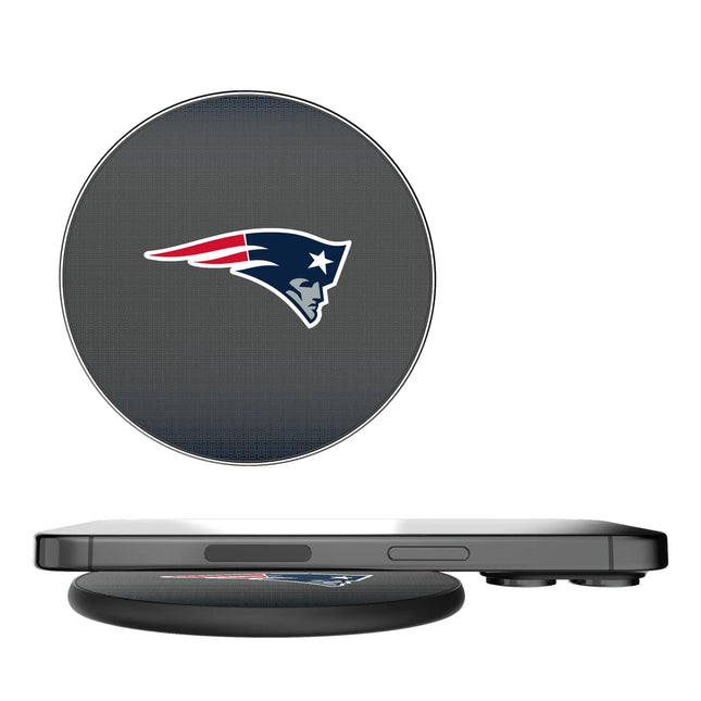 New England Patriots Linen 15-Watt Wireless Charger