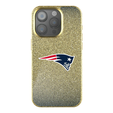 New England Patriots Linen Bling Phone Case for Apple iPhone