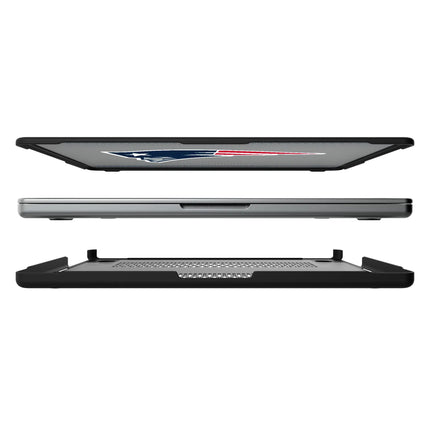 New England Patriots Linen Laptop Case for Apple MacBook