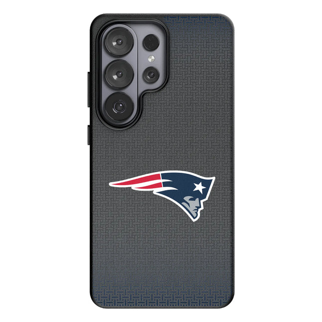 New England Patriots Linen MagSafe Compatible Phone Case for Samsung Galaxy
