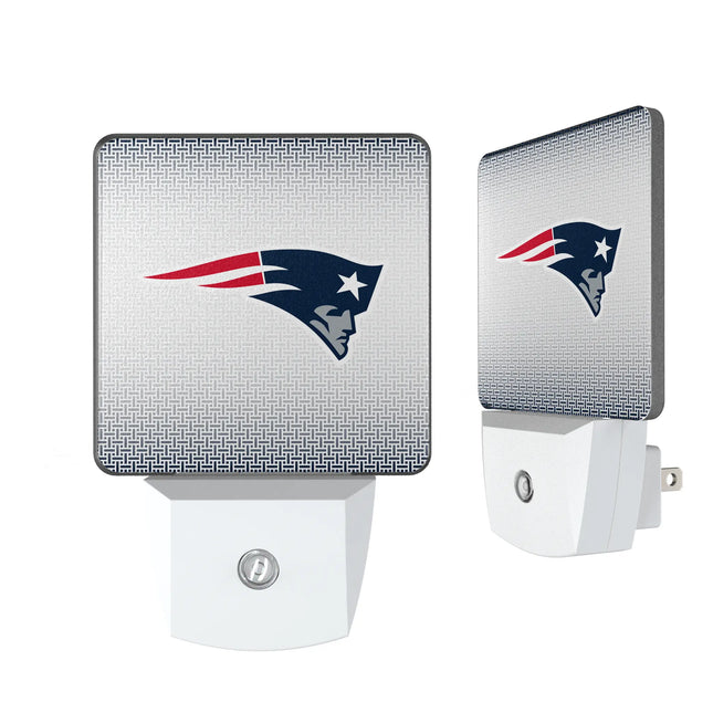 New England Patriots Linen Night Light 2-Pack