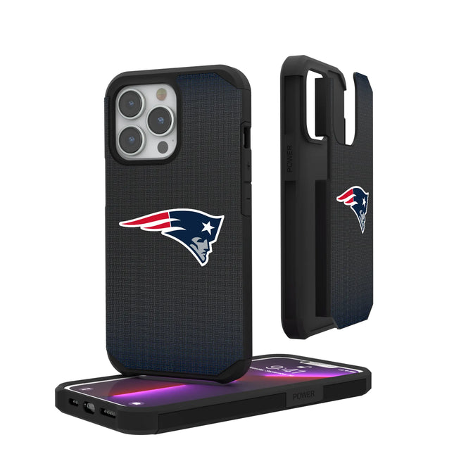 New England Patriots Linen Rugged Phone Case for Apple iPhone