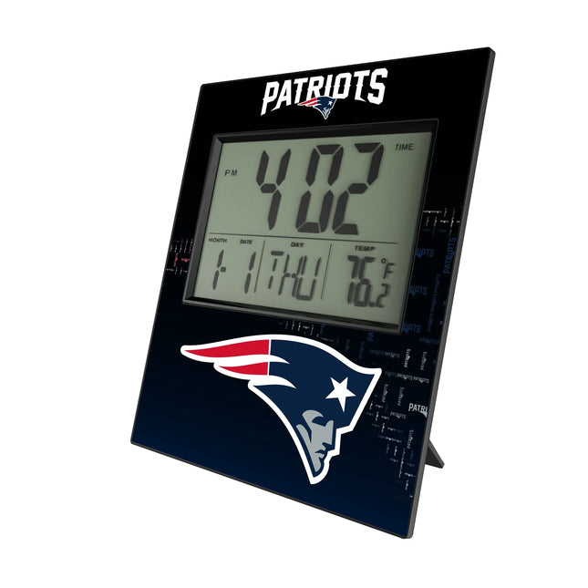 New England Patriots Quadtile Wall Clock