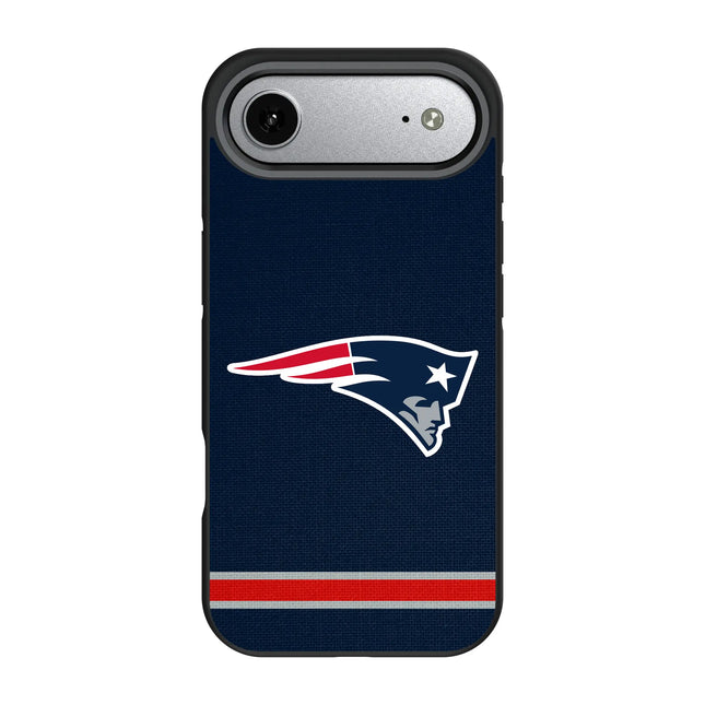 New England Patriots Stripe Bump Phone Case for Apple iPhone