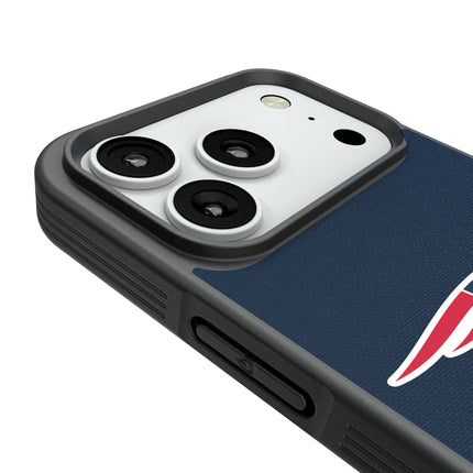 New England Patriots Stripe Bump Phone Case for Apple iPhone