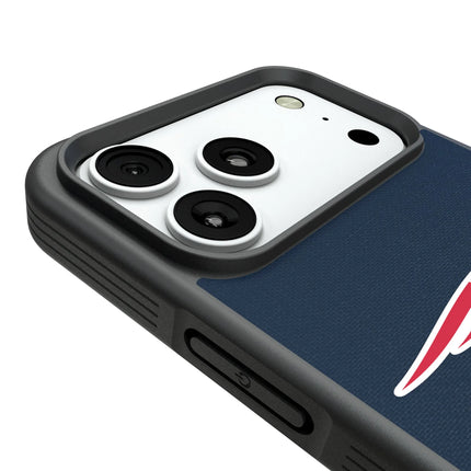 New England Patriots Stripe Bump Phone Case for Apple iPhone