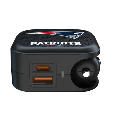 New England Patriots Text Backdrop 2 in 1 USB A/C Charger