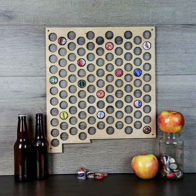 New Mexico Beer Cap Map