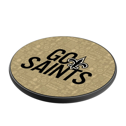 New Orleans Saints Deco 15-Watt Wireless Charger