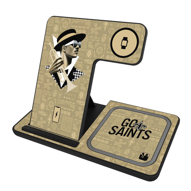 New Orleans Saints Deco 3 in 1 Charging Station
