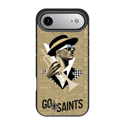 New Orleans Saints Deco Bump Phone Case for Apple iPhone
