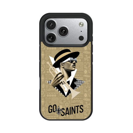 New Orleans Saints Deco Bump Phone Case for Apple iPhone