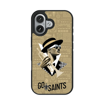 New Orleans Saints Deco Bump Phone Case for Apple iPhone