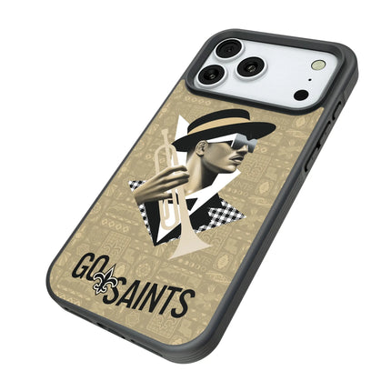 New Orleans Saints Deco Bump Phone Case for Apple iPhone
