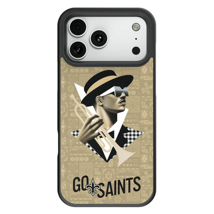 New Orleans Saints Deco Bump Phone Case for Apple iPhone