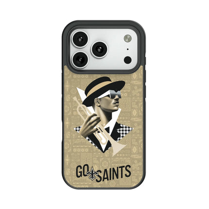 New Orleans Saints Deco Bump Phone Case for Apple iPhone