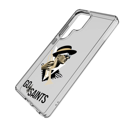 New Orleans Saints Deco Clear Phone Case for Samsung Galaxy