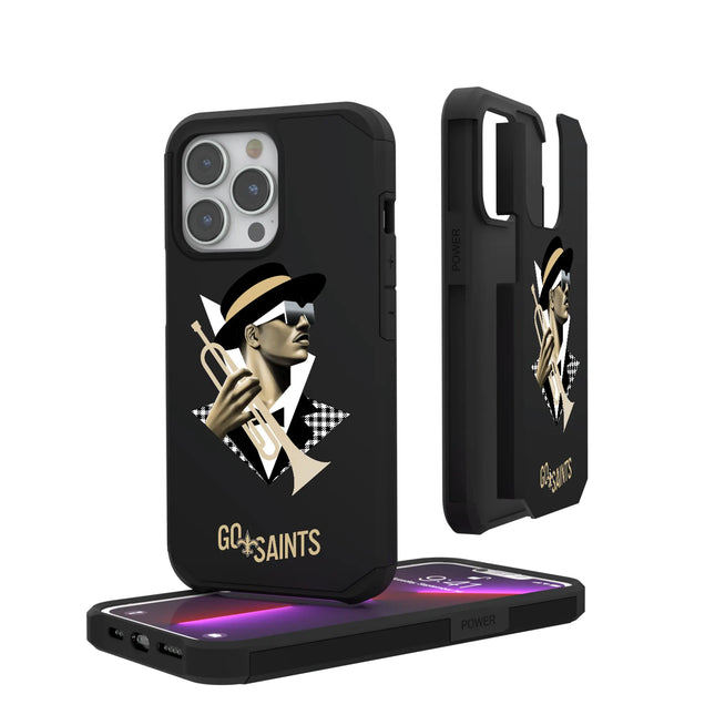New Orleans Saints Deco Rugged Phone Case for Apple iPhone