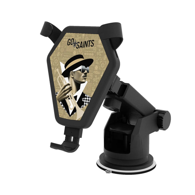 New Orleans Saints Deco Wireless Car Charger