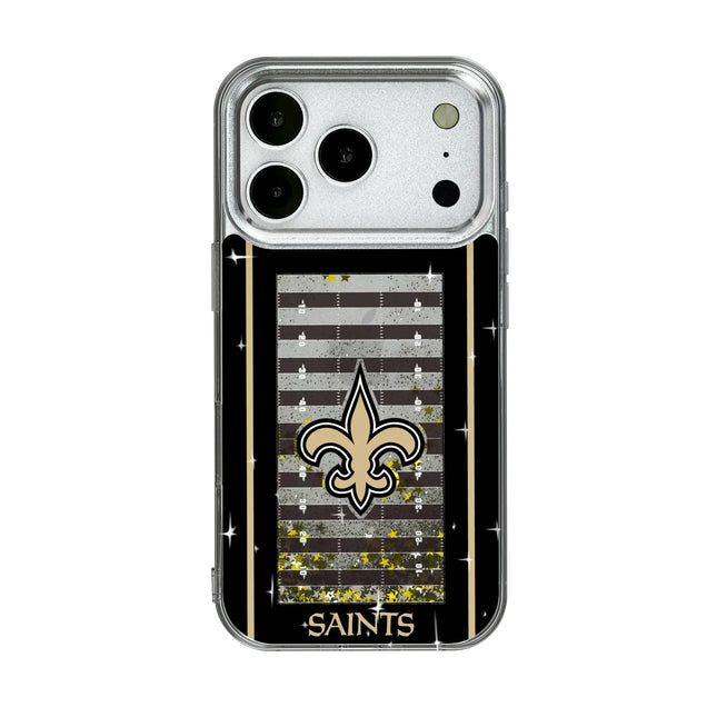 New Orleans Saints Field Glitter Phone Case for Apple iPhone
