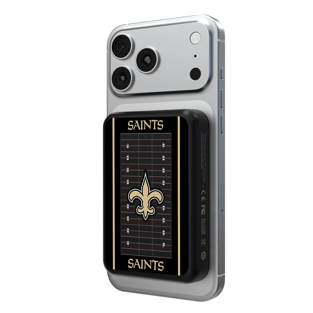 New Orleans Saints Field Wireless Mag Power Bank