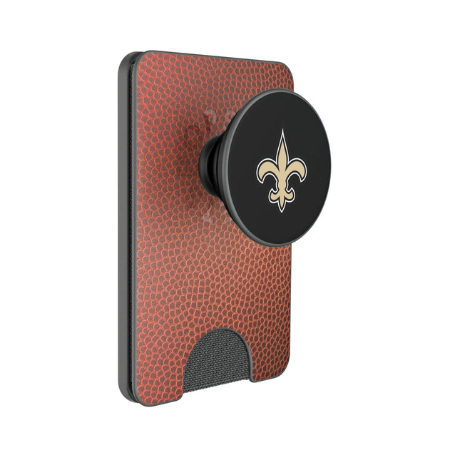 New Orleans Saints Football PopSockets MagSafe-Compatible PopWallet+
