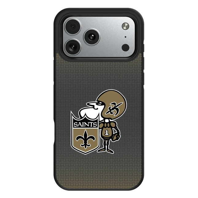 New Orleans Saints Historic Collection Linen Bump Phone Case for Apple iPhone